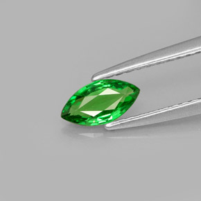 Granada tsavorita verde natural 0,41ct, marquise, VS