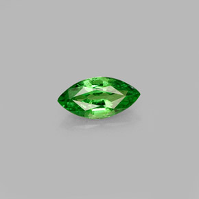 Granada Tsavorita Verde cromado Natural 0.46ct, Marquesa, VS-SI