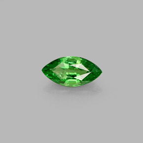 Granada Tsavorita Verde cromado Natural 0.46ct, Marquesa, VS-SI