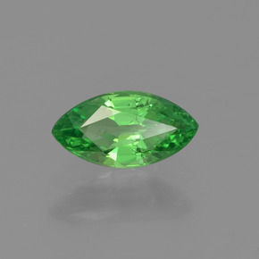 Granada tsavorita verde natural 0,43ct, marquise, VS