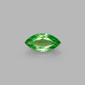 Granada tsavorita verde natural 0,44ct, marquise, VS