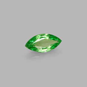Granada tsavorita verde natural 0,44ct, marquise, VS