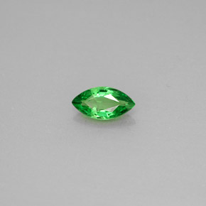 Granada tsavorita verde natural 0,41ct, marquise, VVS-VS
