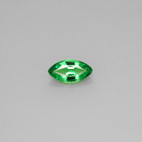 Granada tsavorita verde natural 0,43ct, marquise, VVS-VS