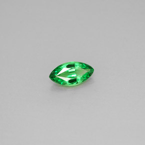 Granada tsavorita verde natural 0,43ct, marquise, VVS-VS