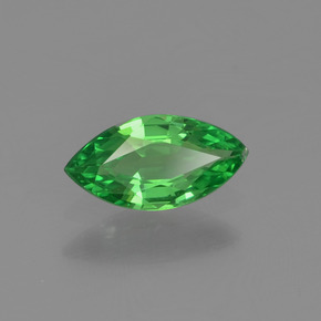 Granada tsavorita verde natural 0,36ct, marquise, VVS-VS