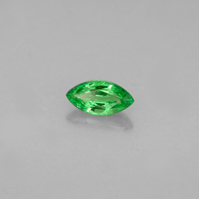 Granada tsavorita verde natural 0,30ct, marquise, VVS-VS