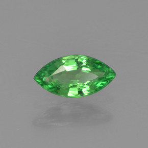 Granada tsavorita verde natural 0,37ct, marquise, VVS-VS