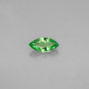 Granada tsavorita verde natural 0,28ct, marquise, VVS-VS