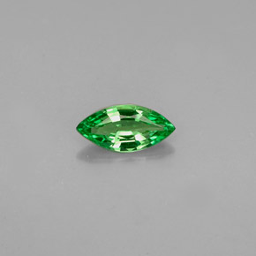 Granada tsavorita verde natural 0,32ct, marquise, VVS-VS