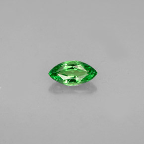 Granada tsavorita verde natural 0,32ct, marquise, VVS-VS