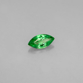 Granada tsavorita verde natural 0,27ct, marquise, VVS-VS