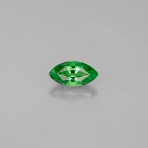 Granada tsavorita verde natural 0,29ct, marquise, VVS-VS