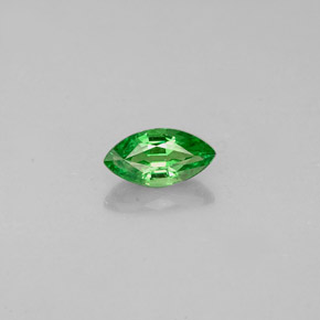 Granada tsavorita verde natural 0,34ct, marquise, VVS-VS