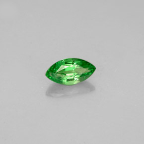 Granada tsavorita verde natural 0,34ct, marquise, VVS-VS