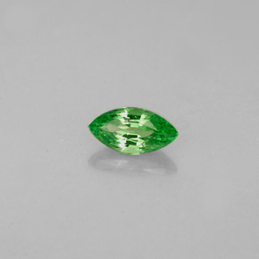 Granada tsavorita verde natural 0,32ct, marquise, VVS-VS