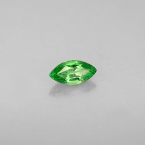 Granada tsavorita verde natural 0,29ct, marquise, VVS-VS
