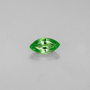 Granada tsavorita verde natural 0,32ct, marquise, VVS-VS