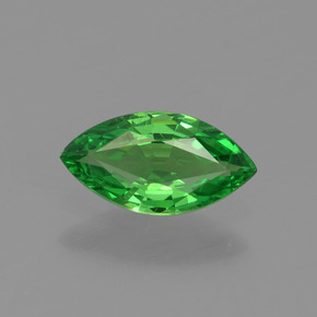 Granada tsavorita verde natural 0,38ct, marquise, VVS-VS