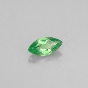 Granada Tsavorita Verde cromado Natural 0.31ct, Marquesa, VVS-VS