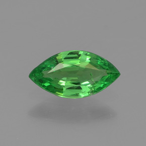 Granada tsavorita verde natural 0,38ct, marquise, VVS-VS