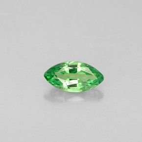 Granada tsavorita verde natural 0,29ct, marquise, VVS-VS