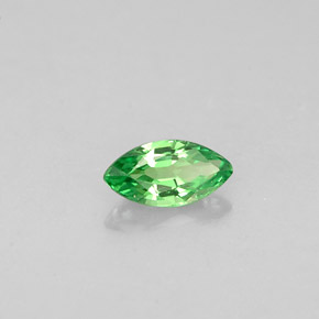 Granada tsavorita verde natural 0,29ct, marquise, VVS-VS