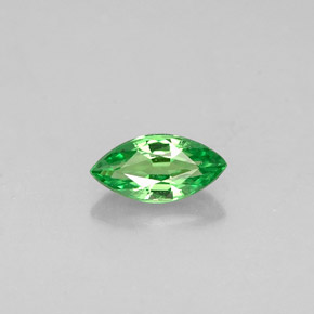 Granada tsavorita verde natural 0,31ct, marquise, VVS-VS