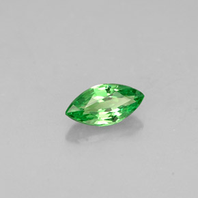 Granada tsavorita verde natural 0,31ct, marquise, VVS-VS