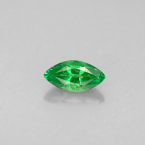 Granada tsavorita verde natural 0,30ct, marquise, VS