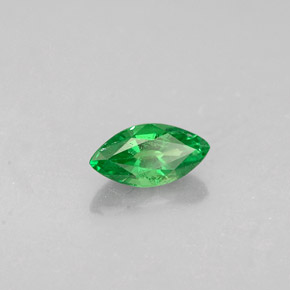 Granada tsavorita verde natural 0,30ct, marquise, VS