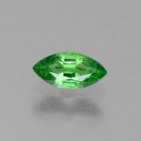 Granada tsavorita verde natural 0,31ct, marquise, VVS-VS