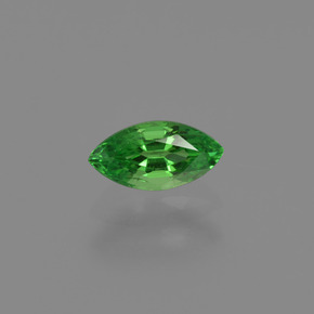 Granada Tsavorita Verde cromado Natural 0.35ct, Marquesa, VVS-VS