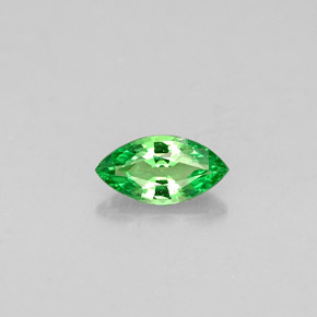 Granada tsavorita verde natural 0,26ct, marquise, VVS-VS