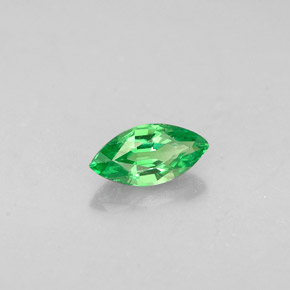 Granada Tsavorita Verde cromado Natural 0.31ct, Marquesa, VVS-VS