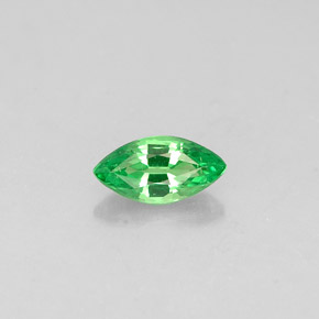 Granada tsavorita verde natural 0,24ct, marquise, VVS-VS