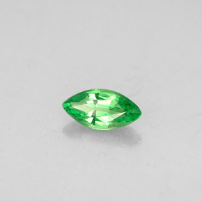 Granada tsavorita verde natural 0,24ct, marquise, VVS-VS