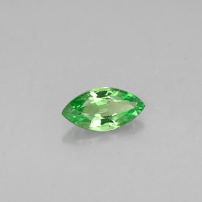 Granada Tsavorita Verde cromado Natural 0.27ct, Marquesa, VVS-VS