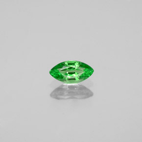 Granada tsavorita verde natural 0,32ct, marquise, SI