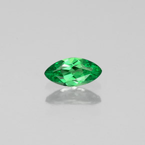 Granada tsavorita verde natural 0,23ct, marquise, VS-SI