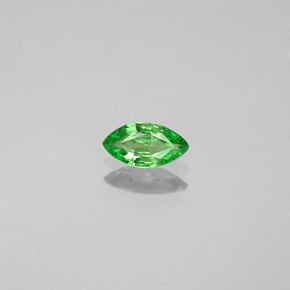 Granada tsavorita verde natural 0,25ct, marquise, SI