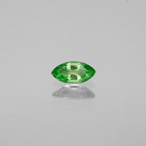 Granada tsavorita verde natural 0,25ct, marquise, VS