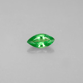 Granada tsavorita verde natural 0,25ct, marquise, VVS-VS