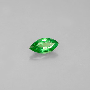 Granada tsavorita verde natural 0,25ct, marquise, VVS-VS
