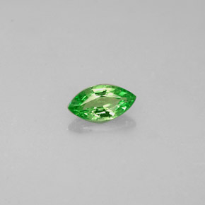 Granada tsavorita verde cromo natural 0,27ct, marquise, VVS-VS