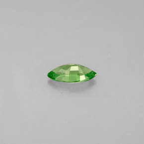 Granada tsavorita verde cromo natural 0,27ct, marquise, VVS-VS