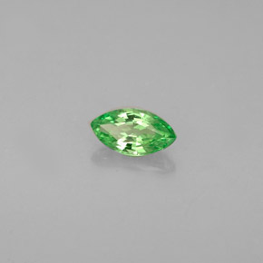 Granada tsavorita verde natural 0,31ct, marquise, VVS-VS