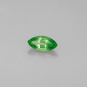 Granada tsavorita verde natural 0,32ct, marquise, VVS-VS