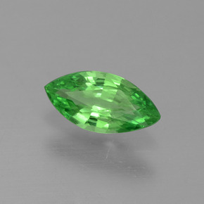 Granada tsavorita verde natural 0,36ct, marquise, VVS-VS