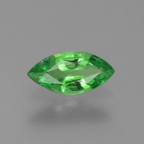 Granada tsavorita verde natural 0,37ct, marquise, VVS-VS